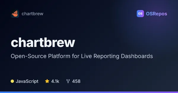 Chartbrew: Open-Source Platform for Live Reporting Dashboards