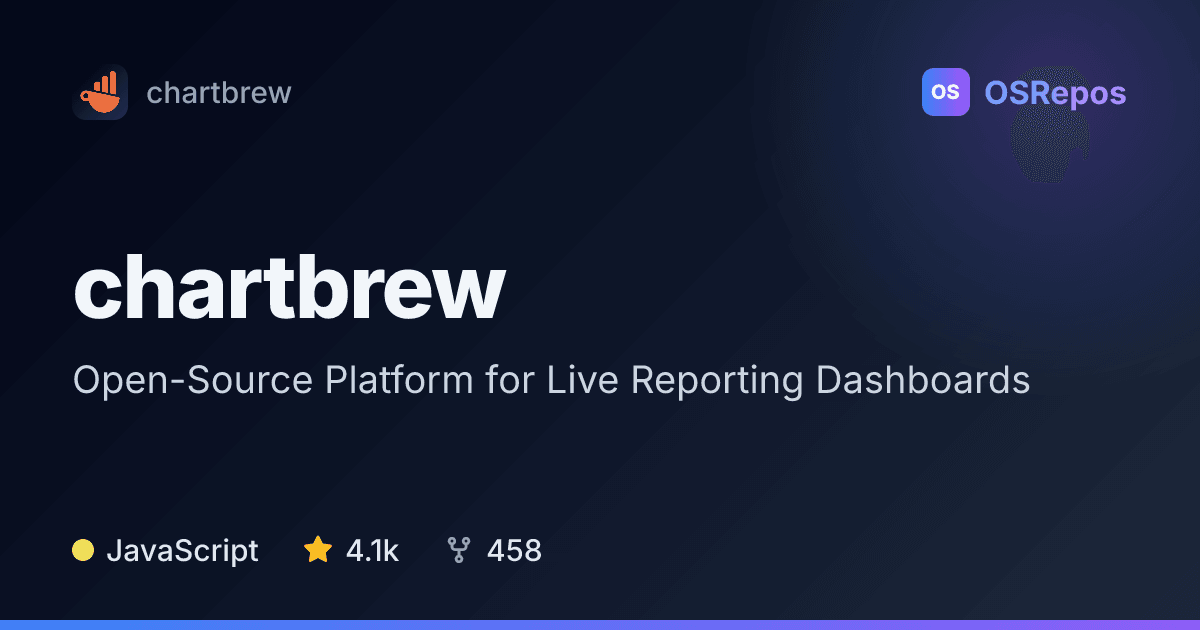 Chartbrew: Open-Source Platform for Live Reporting Dashboards