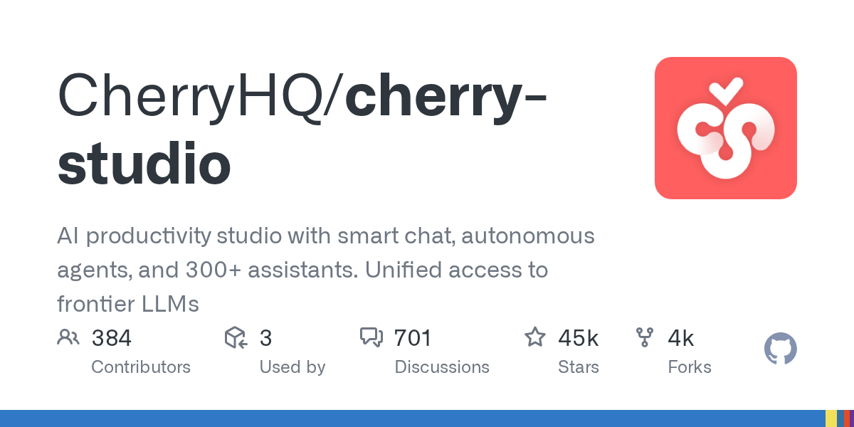 Cherry Studio: Your Cross-Platform AI Productivity Hub