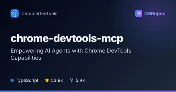 chrome-devtools-mcp: Give Coding Agents Chrome DevTools Access