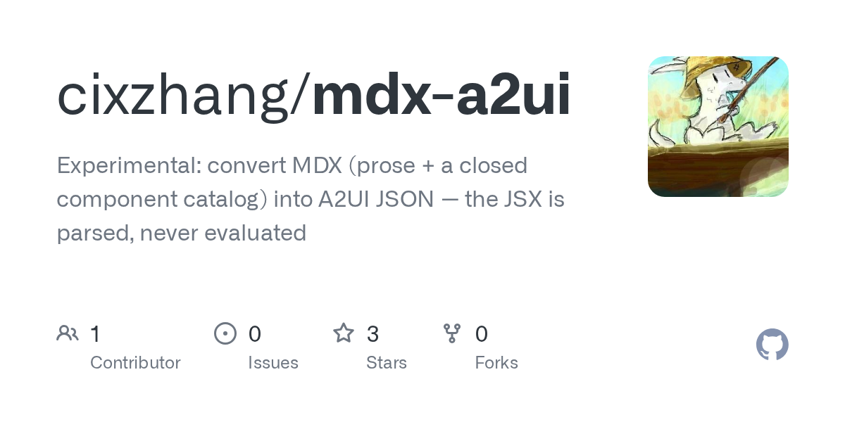 mdx-a2ui: Safely Convert MDX to A2UI JSON for Enhanced Data Models