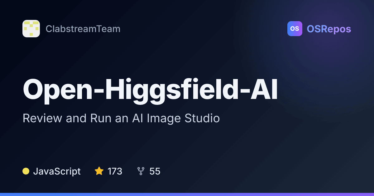 Open-Higgsfield-AI: Review and Run an AI Image Studio
