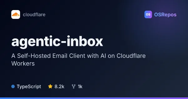 agentic-inbox: Manage Email with a Self-Hosted AI Assistant