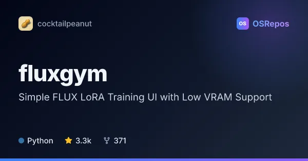 fluxgym: Train FLUX LoRAs with a Web UI