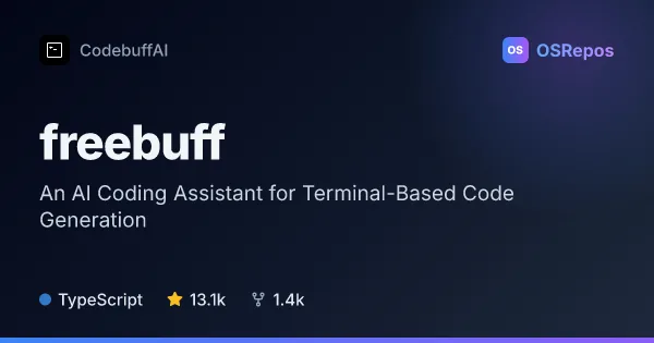 Codebuff: An AI Coding Assistant for Terminal-Based Code Generation