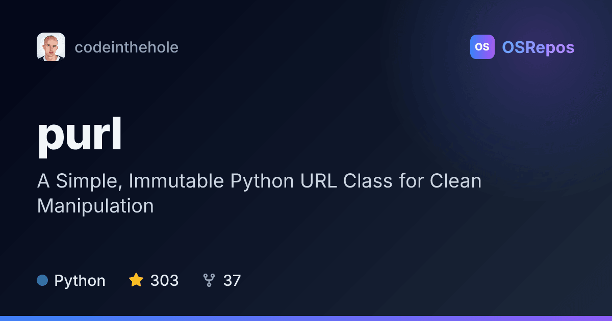 purl: Build and Manipulate URLs in Python