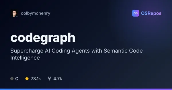 codegraph: Give Coding Agents a Local Code Knowledge Graph