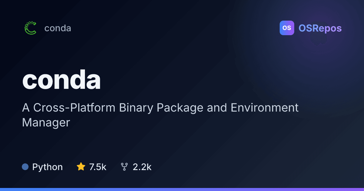 conda: Manage Packages and Isolated Environments