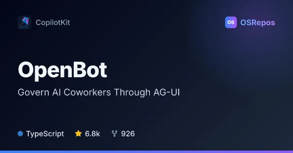 OpenBot: Govern AI Coworkers Through AG-UI