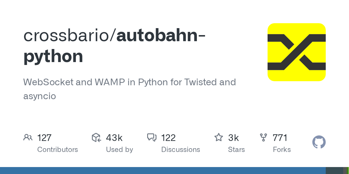 Autobahn|Python: WebSocket & WAMP for Real-Time Python Applications