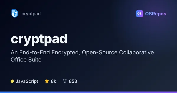 cryptpad: Collaborate on Documents with End-to-End Encryption