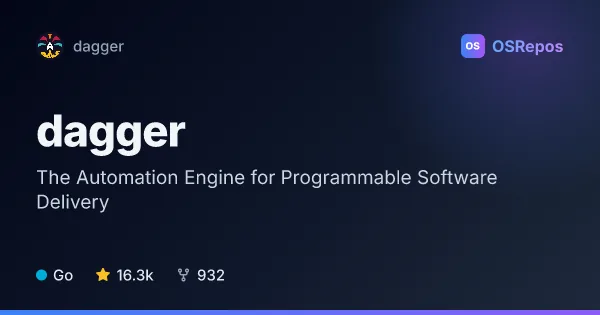 Dagger: The Automation Engine for Programmable Software Delivery