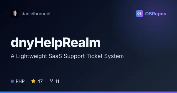 dnyHelpRealm: Manage Customer Support Tickets