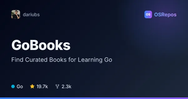 GoBooks: Find Curated Books for Learning Go