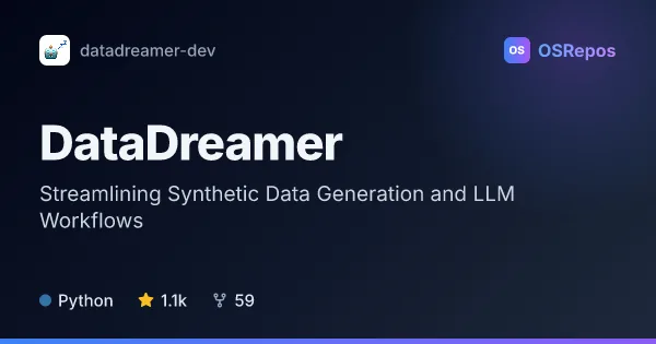 DataDreamer: Streamlining Synthetic Data Generation and LLM Workflows