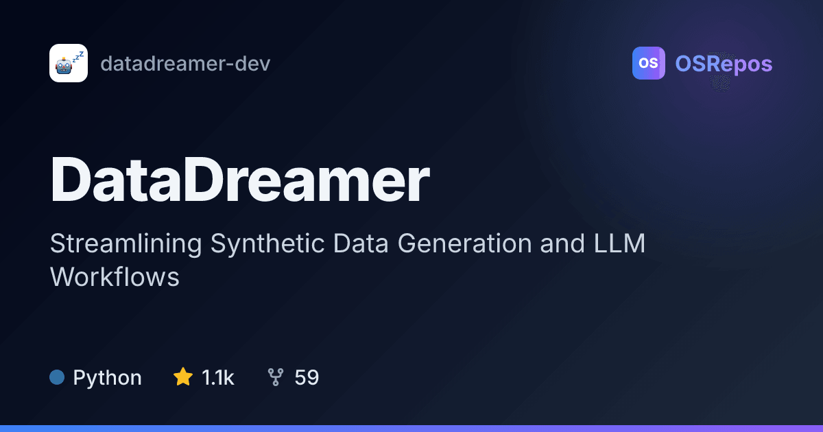 DataDreamer: Generate Synthetic Data and Train LLMs