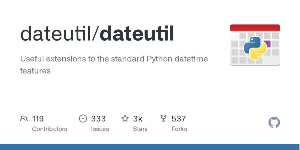 dateutil: Powerful Extensions for Python's Datetime Module