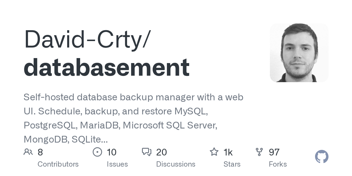 Databasement: Self-Hosted Database Backup Manager with Web UI