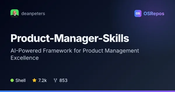 Product-Manager-Skills: AI-Powered Framework for Product Management Excellence