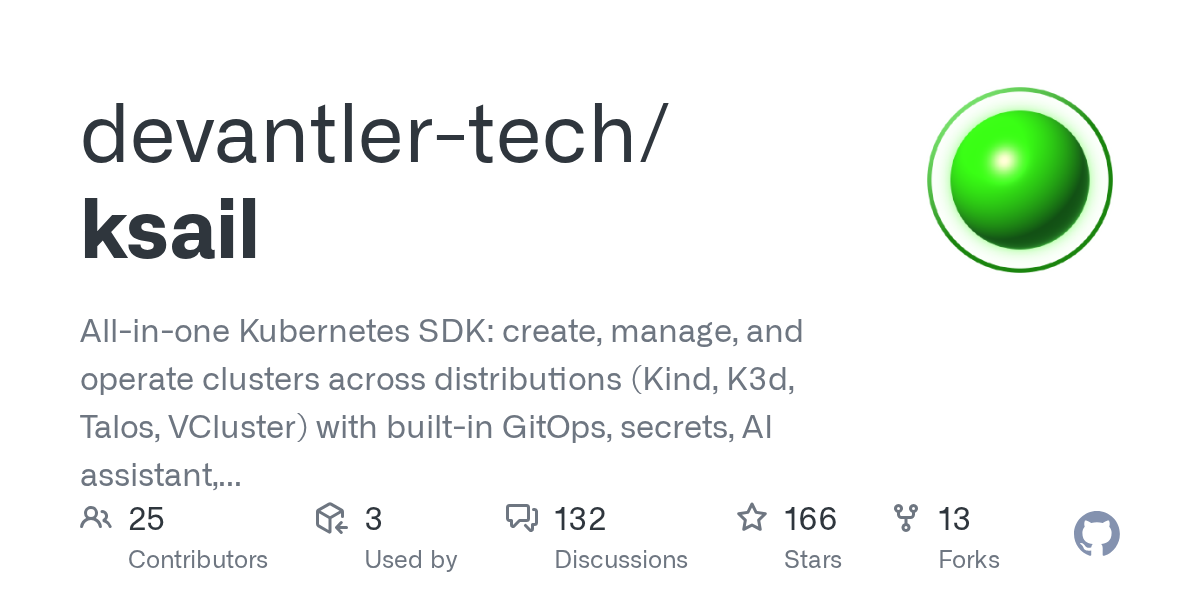 KSail: The All-in-One Kubernetes SDK for Cluster Management and GitOps