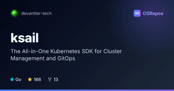 KSail: The All-in-One Kubernetes SDK for Cluster Management and GitOps