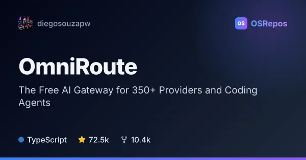 OmniRoute: The Free AI Gateway for 350+ Providers and Coding Agents