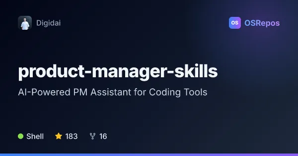 product-manager-skills: AI-Powered PM Assistant for Coding Tools