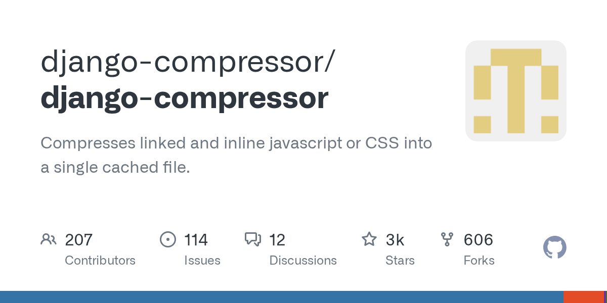 django-compressor: Optimize Django Assets with Compression and Minification