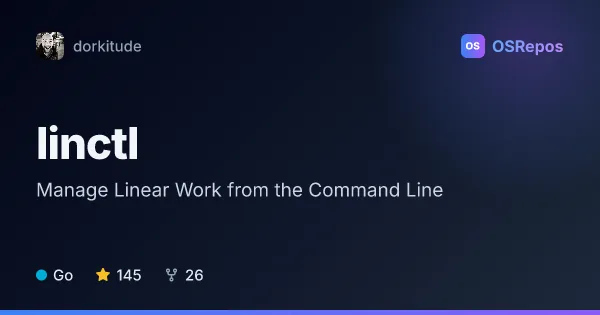 linctl: Manage Linear Work from the Command Line