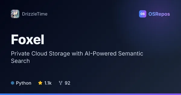 Foxel: Private Cloud Storage with AI-Powered Semantic Search
