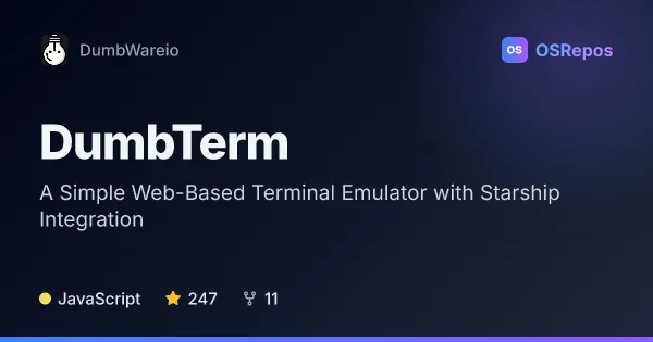 DumbTerm: Access a Linux Terminal in Your Browser