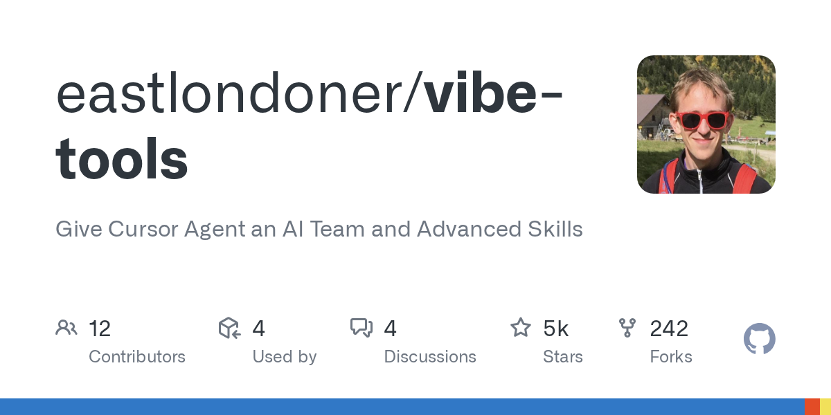vibe-tools: Empowering AI Agents with Teams and Advanced Skills