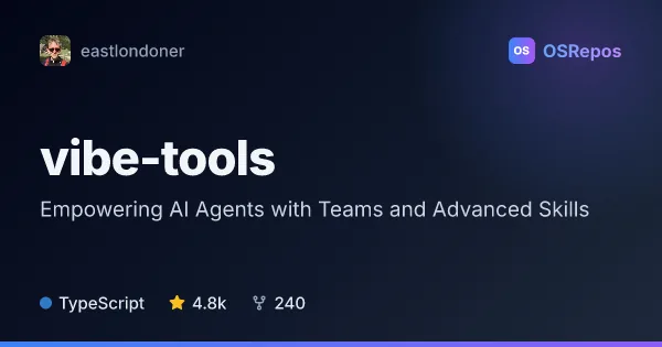 vibe-tools: Add AI Teammates and Skills to Coding Agents