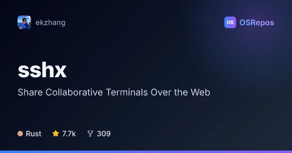 sshx: Share Collaborative Terminals Over the Web