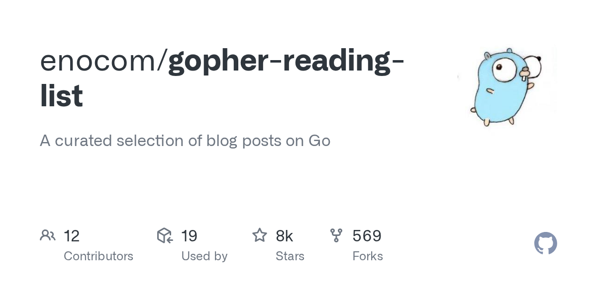 gopher-reading-list: A Curated Selection of Go Blog Posts