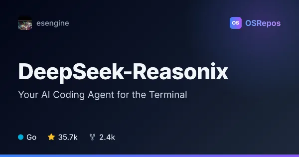 DeepSeek-Reasonix: Your AI Coding Agent for the Terminal