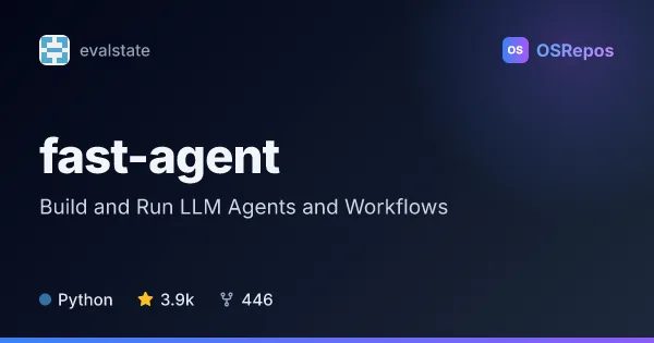 fast-agent: Build and Run LLM Agents and Workflows
