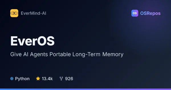 EverOS: Give AI Agents Portable Long-Term Memory
