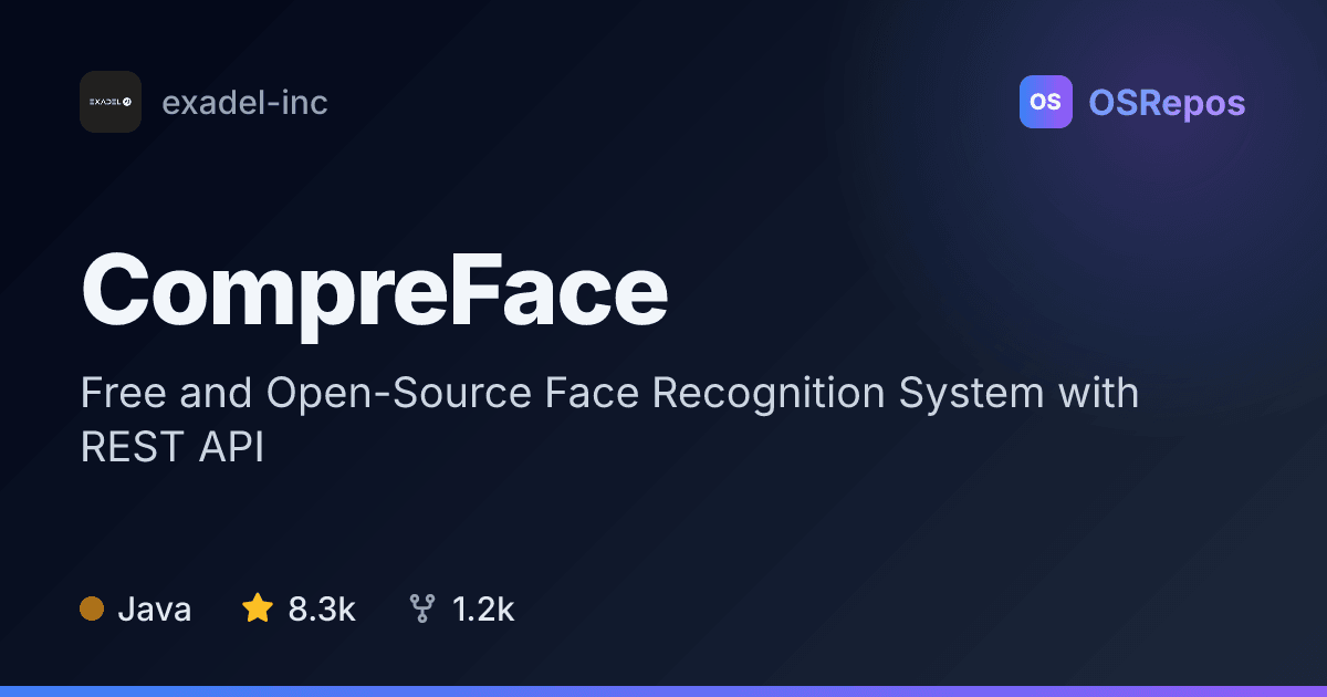 CompreFace: Run Self-Hosted Face Recognition APIs