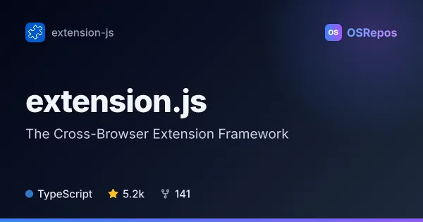extension.js: The Cross-Browser Extension Framework