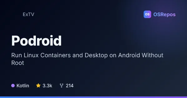 Podroid: Run Linux Containers and Desktop on Android Without Root