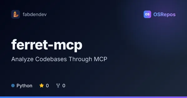 ferret-mcp: Analyze Codebases Through MCP
