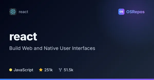 react: Build Web and Native User Interfaces