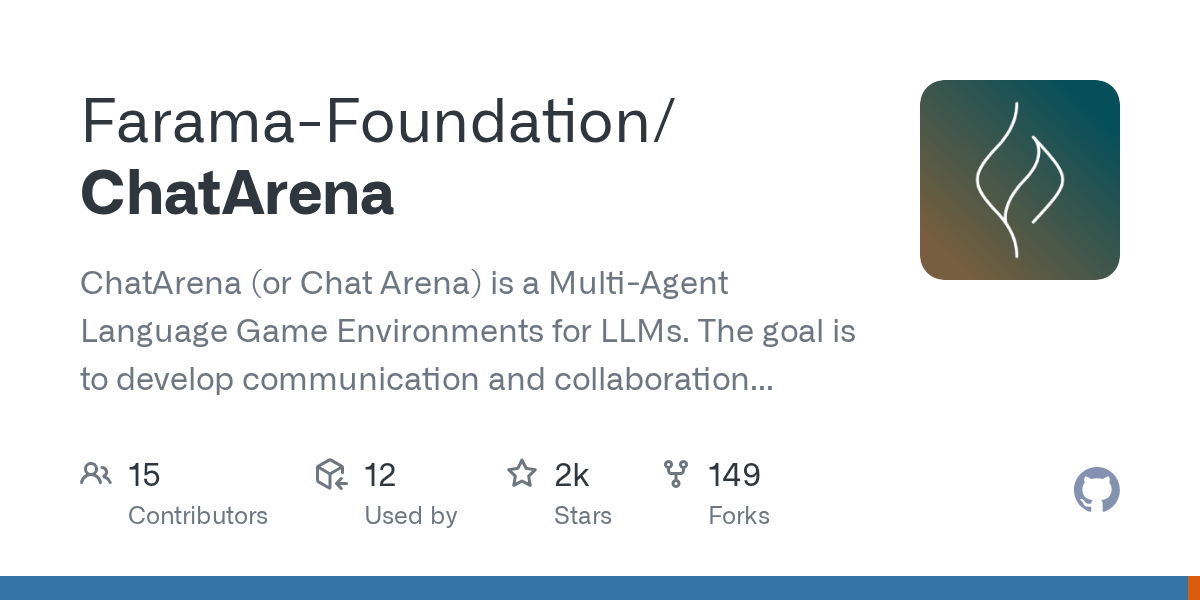 ChatArena: Multi-Agent Language Game Environments for LLMs