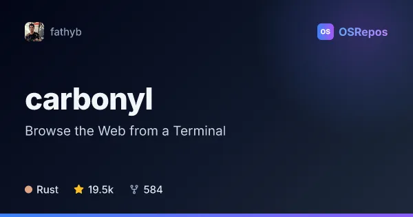 carbonyl: Browse the Web from a Terminal