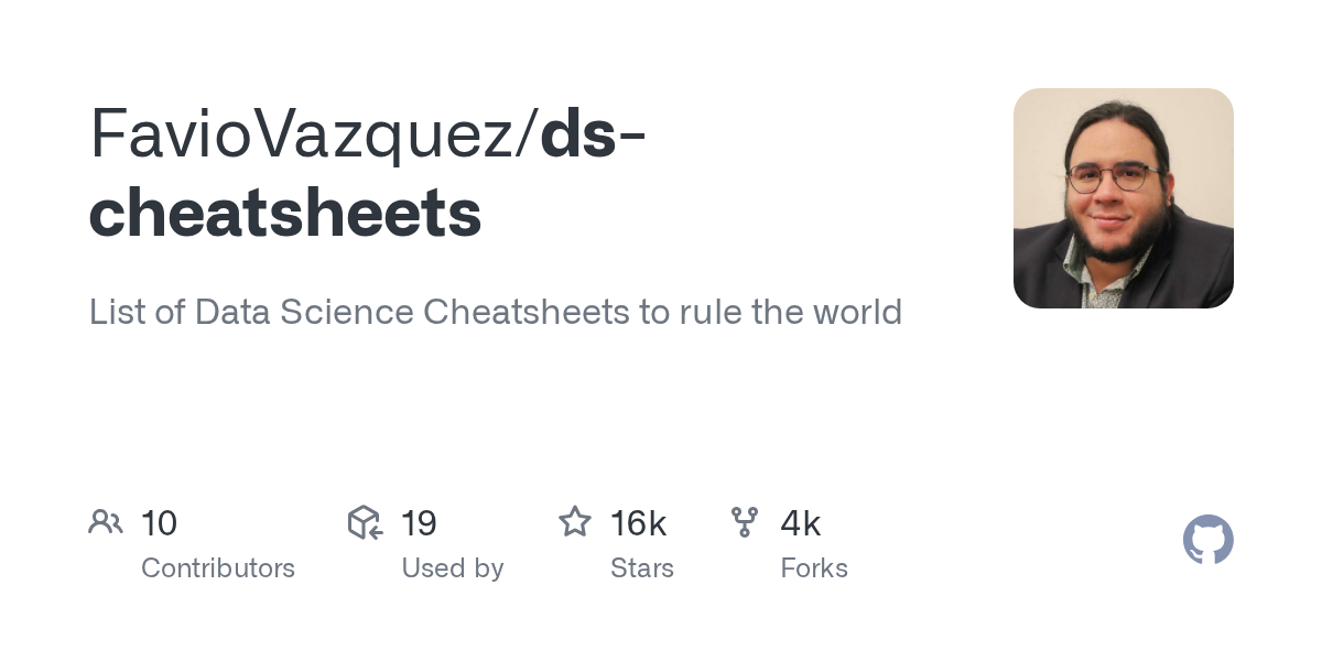 ds-cheatsheets: Your Ultimate Collection of Data Science Cheatsheets