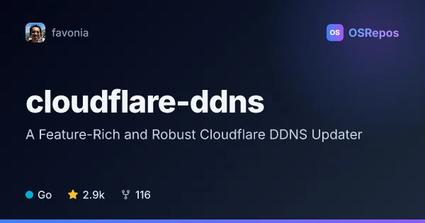 cloudflare-ddns: Keep Cloudflare DNS Updated with Your IP