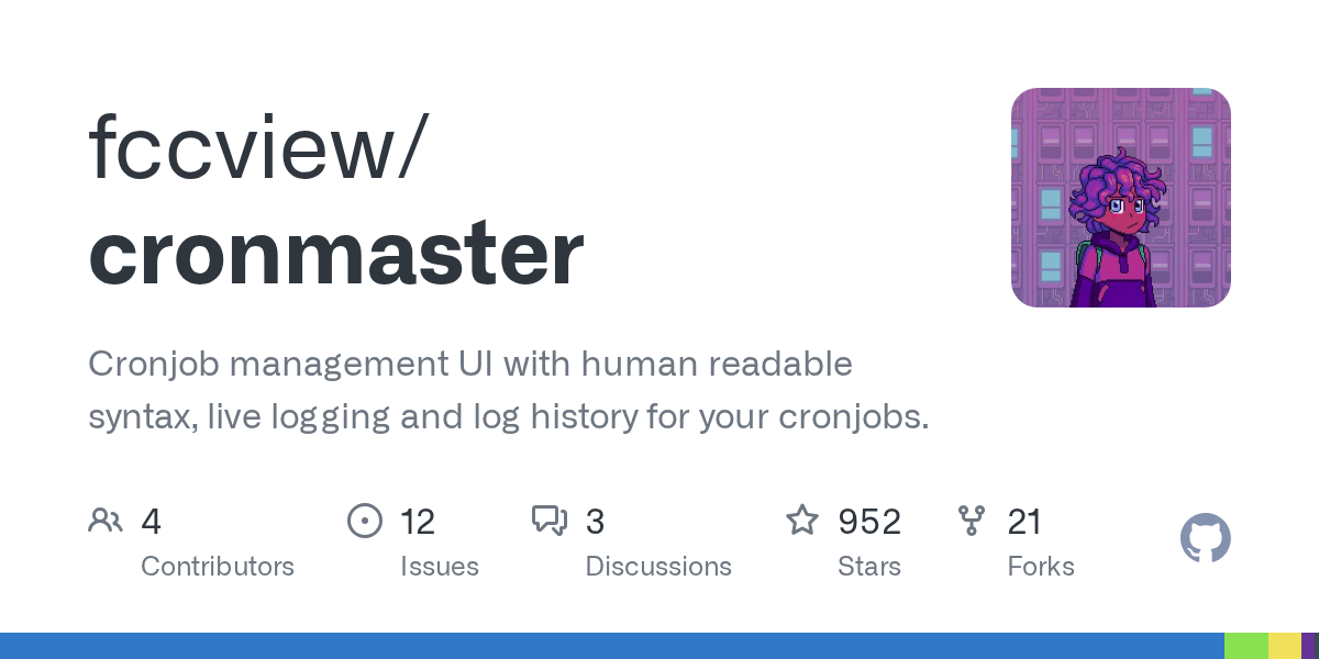 Cronmaster: Modern UI for Cronjob Management with Live Logging