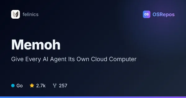 Memoh: Give Every AI Agent Its Own Cloud Computer