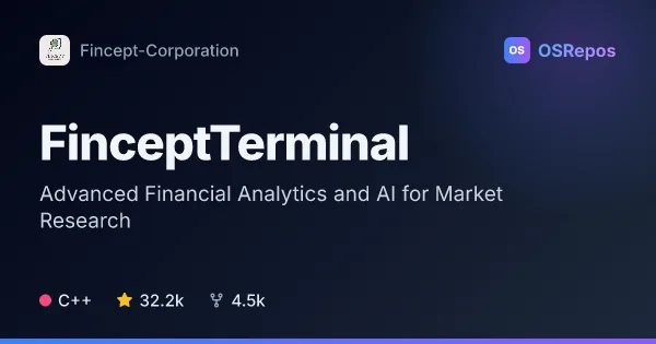 FinceptTerminal: Research Markets with a Desktop Finance Terminal